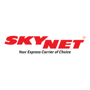 SkyNet shipping company logo